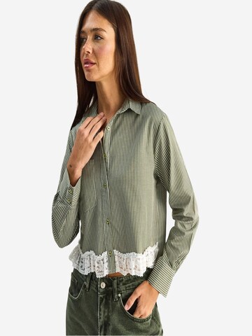 Camicia da donna di Bianco Lucci in verde