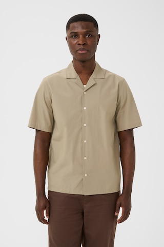Matinique Comfort Fit Hemd 'Klampo' in Beige: Vorderseite