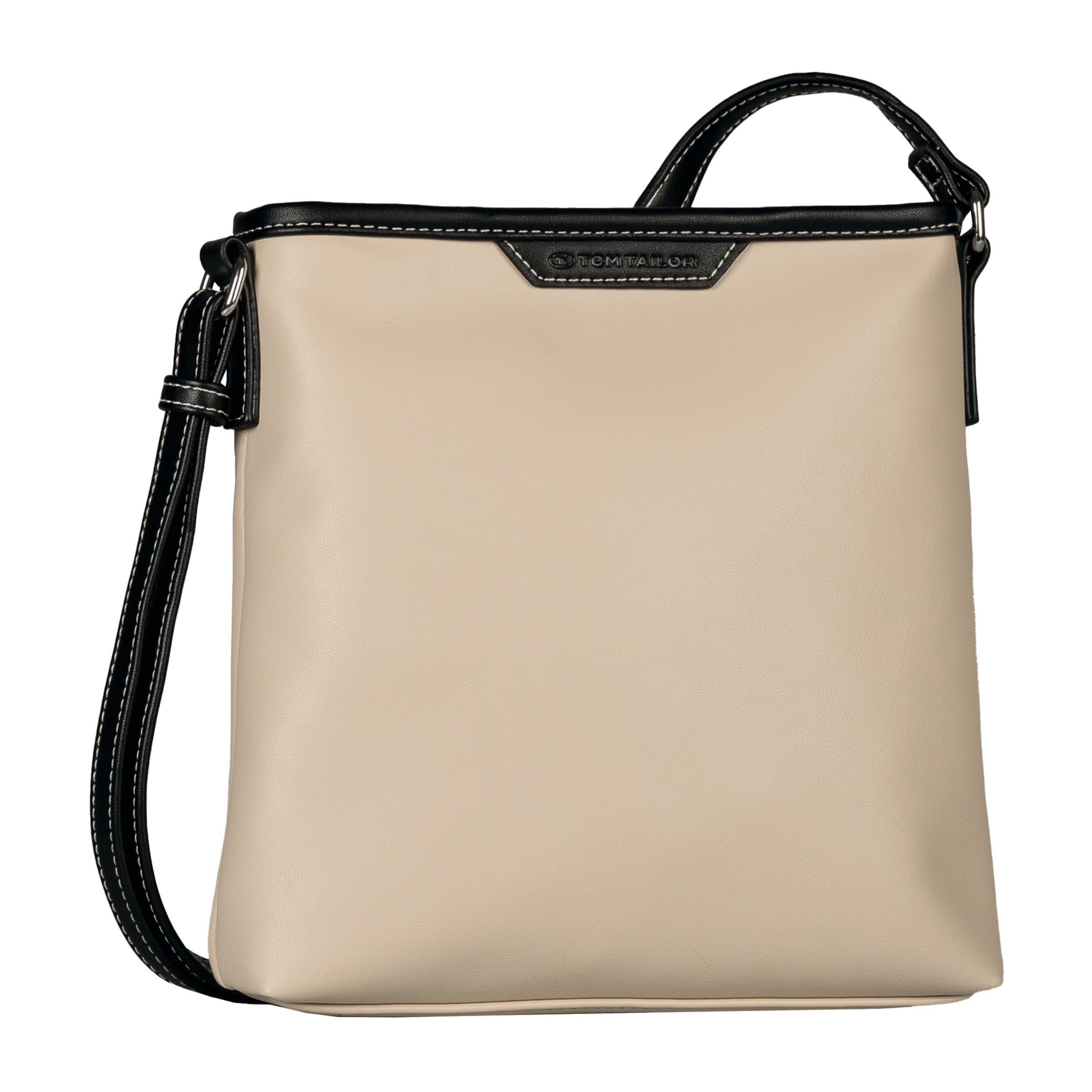 TOM TAILOR Crossbody Bag in Beige: front