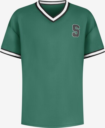 Smilodox Shirt ' Triple Thrive ' in Groen: voorkant