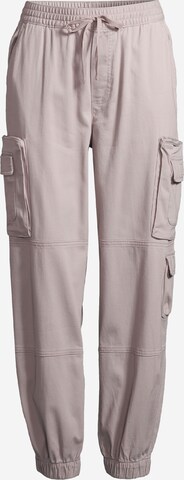 Effilé Pantalon cargo AÉROPOSTALE en rose : devant