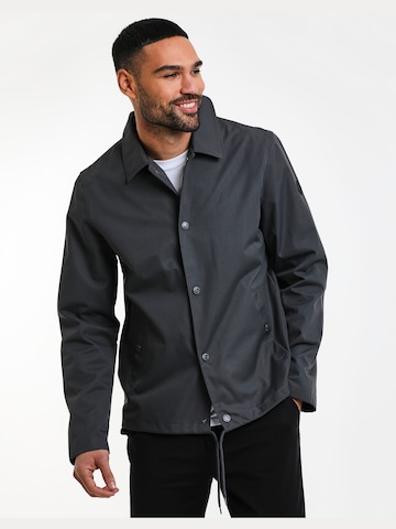 Threadbare Between-Season Jacket 'Eastside' in Grey: front