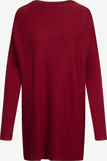 APART Pullover mit Kaschmir Anteil in langer, weiter Form in rot, Produktansicht