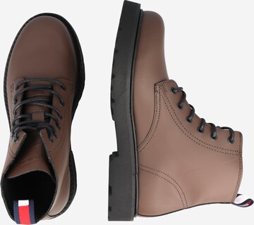 Tommy Jeans Lace-Up Boots in Brown