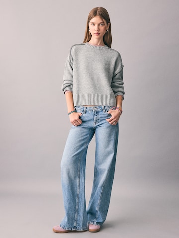 MANGO TEEN Trui 'Stitch2' in Grijs