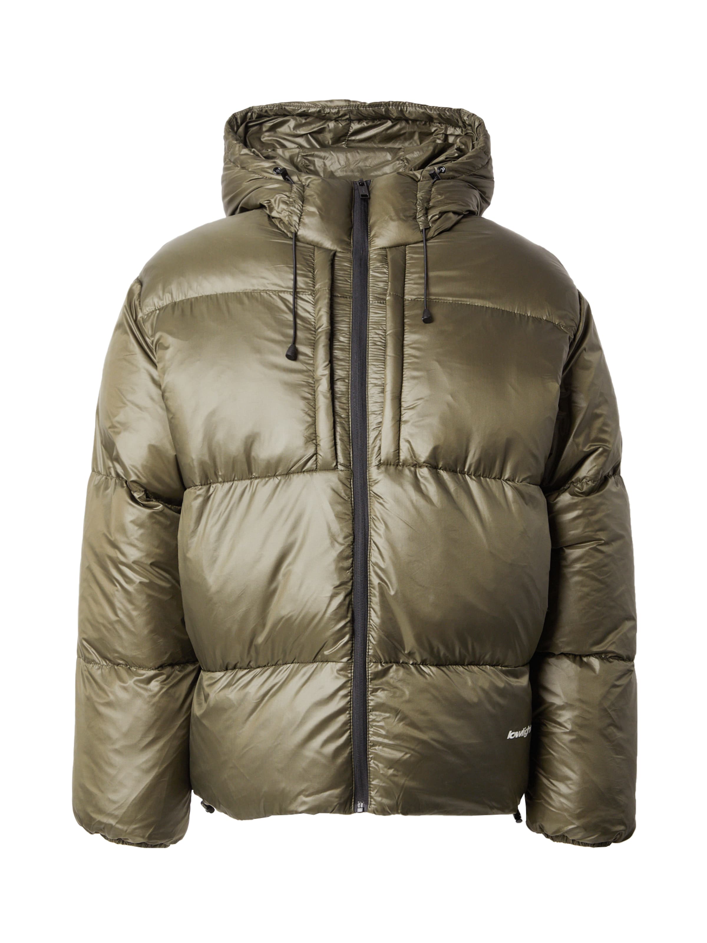 Low Lights Studios Kurtka zimowa 'LYNX' w kolorze zielony: przód