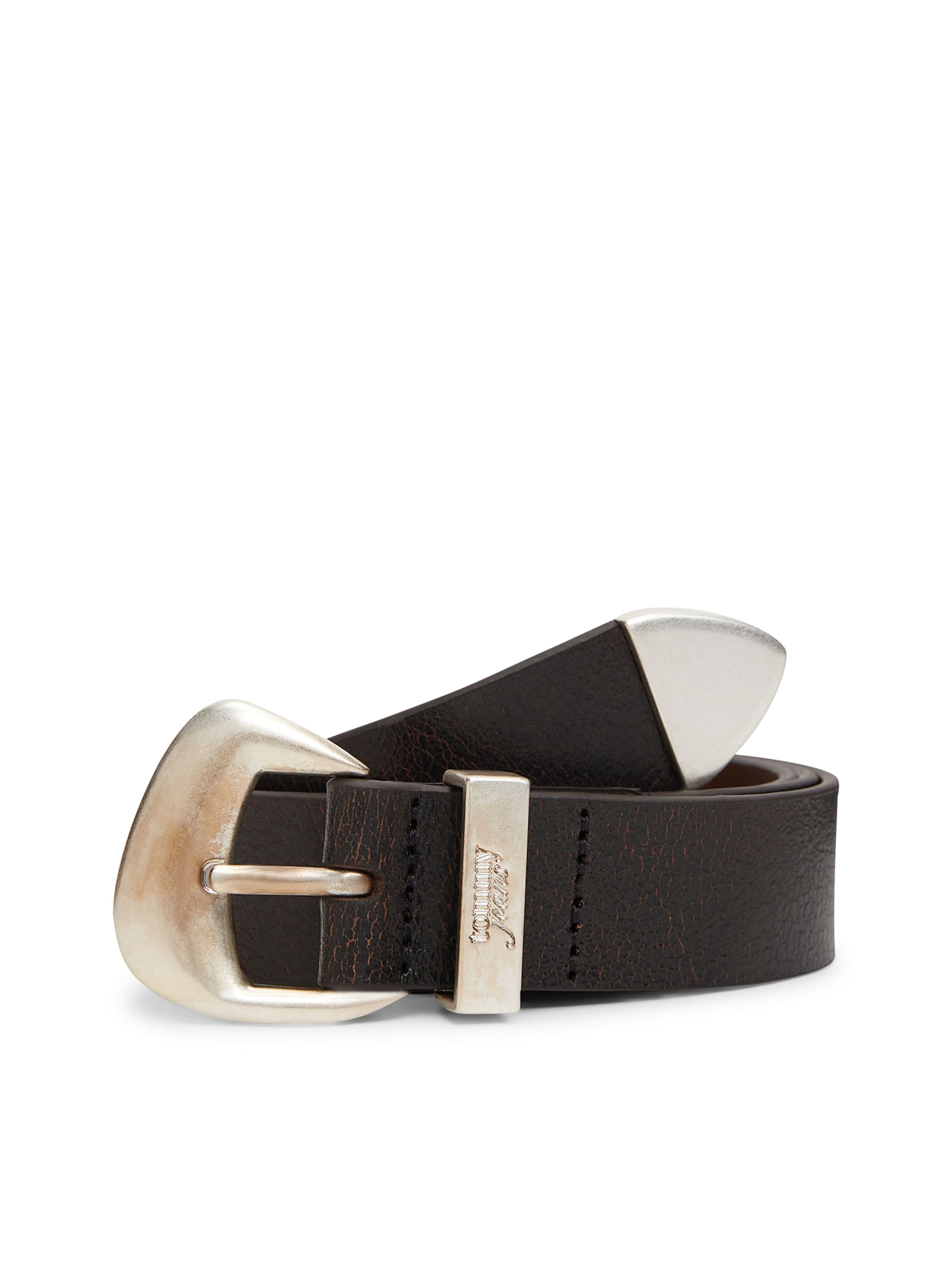 Tommy Jeans Ζώνη 'SEASONAL' σε μαύρο: μπροστά