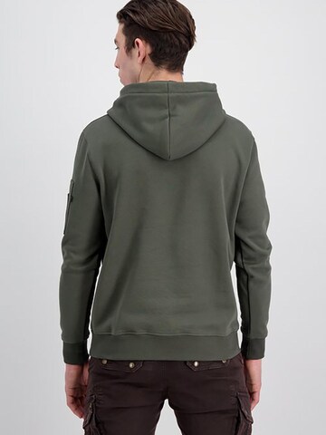 ALPHA INDUSTRIES Sweatshirt 'Basic Rubber'‌‌‌‌‌‌‌‌‌‌ in Grün
