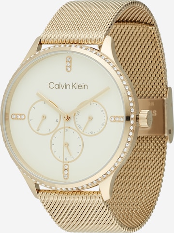 Calvin Klein - Reloj analógico en oro: frente