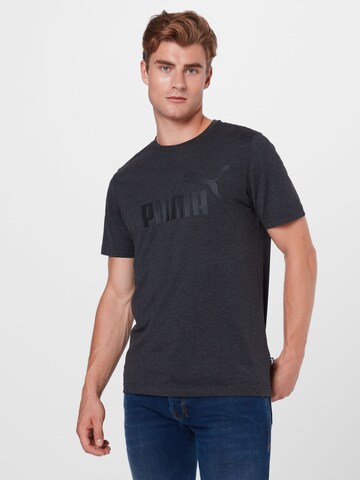 PUMA Performance shirt 'Essentials Heather' in Grey: front