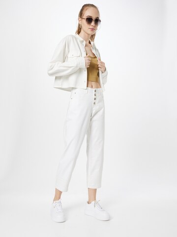 Cream Loose fit Jeans 'Matun' in White