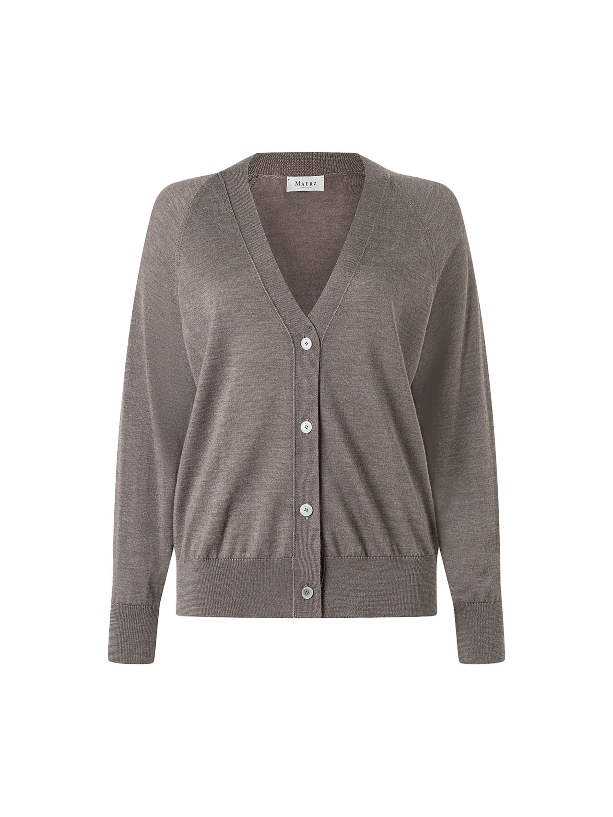 MAERZ Muenchen Strickjacke in Braun: Vorderseite