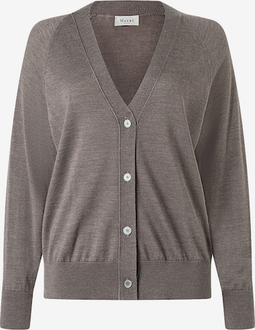 MAERZ Muenchen Knit Cardigan in Brown: front