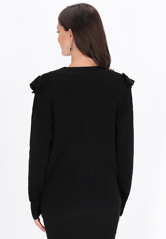 Cardigan usha BLACK LABEL en noir