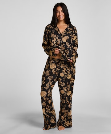 Hunkemöller Pajama pants in Black: front