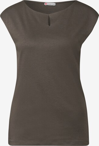 STREET ONE Shirt in Brown: front