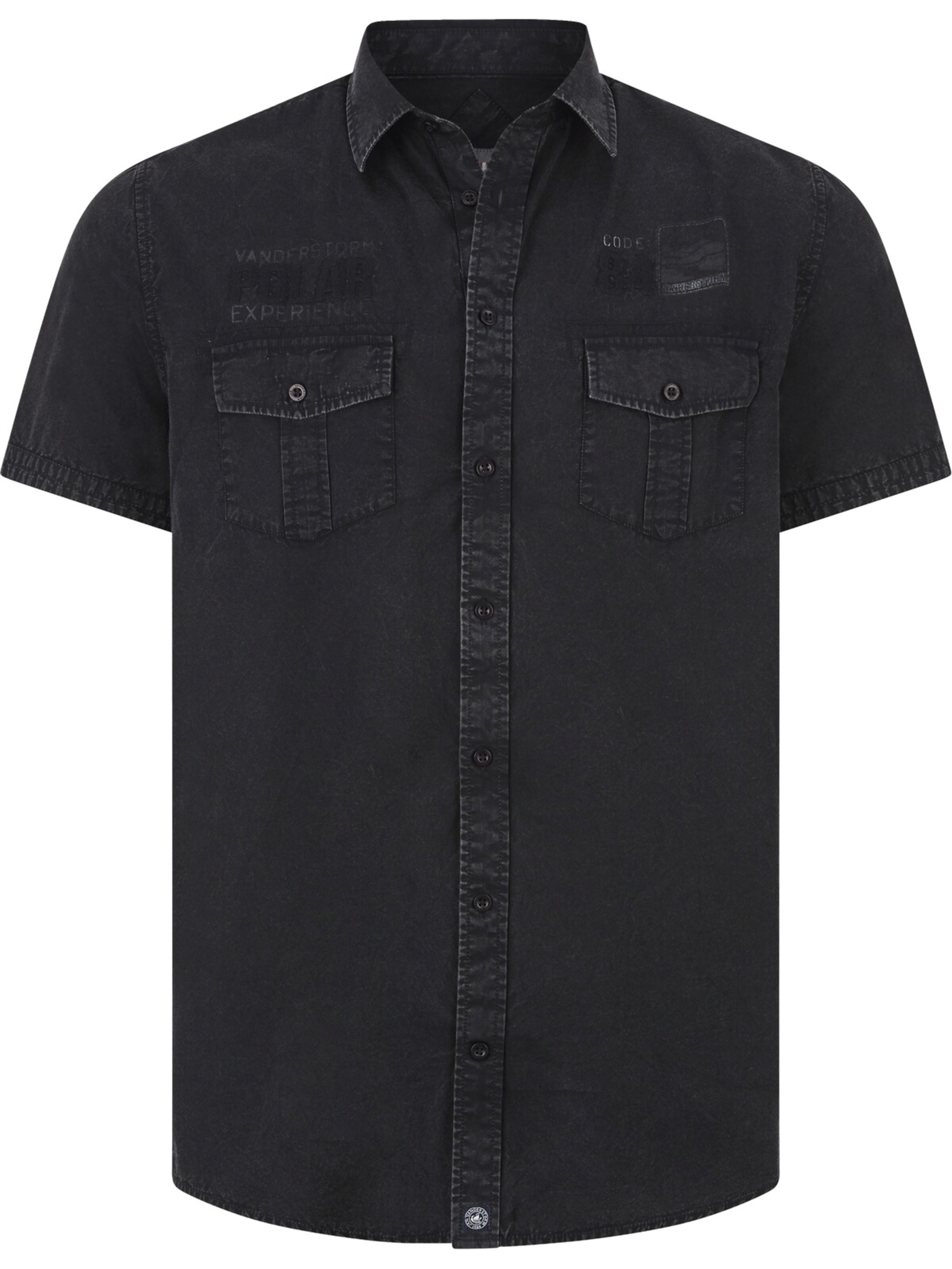 Jan Vanderstorm Comfort Fit Hemd 'Alpri' in Grau: Vorderseite