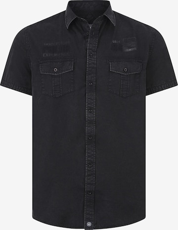 Jan Vanderstorm Comfort Fit Hemd 'Alpri' in Grau: Vorderseite