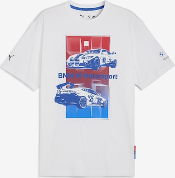 PUMA Functioneel shirt 'BMW M' in Wit: voorkant