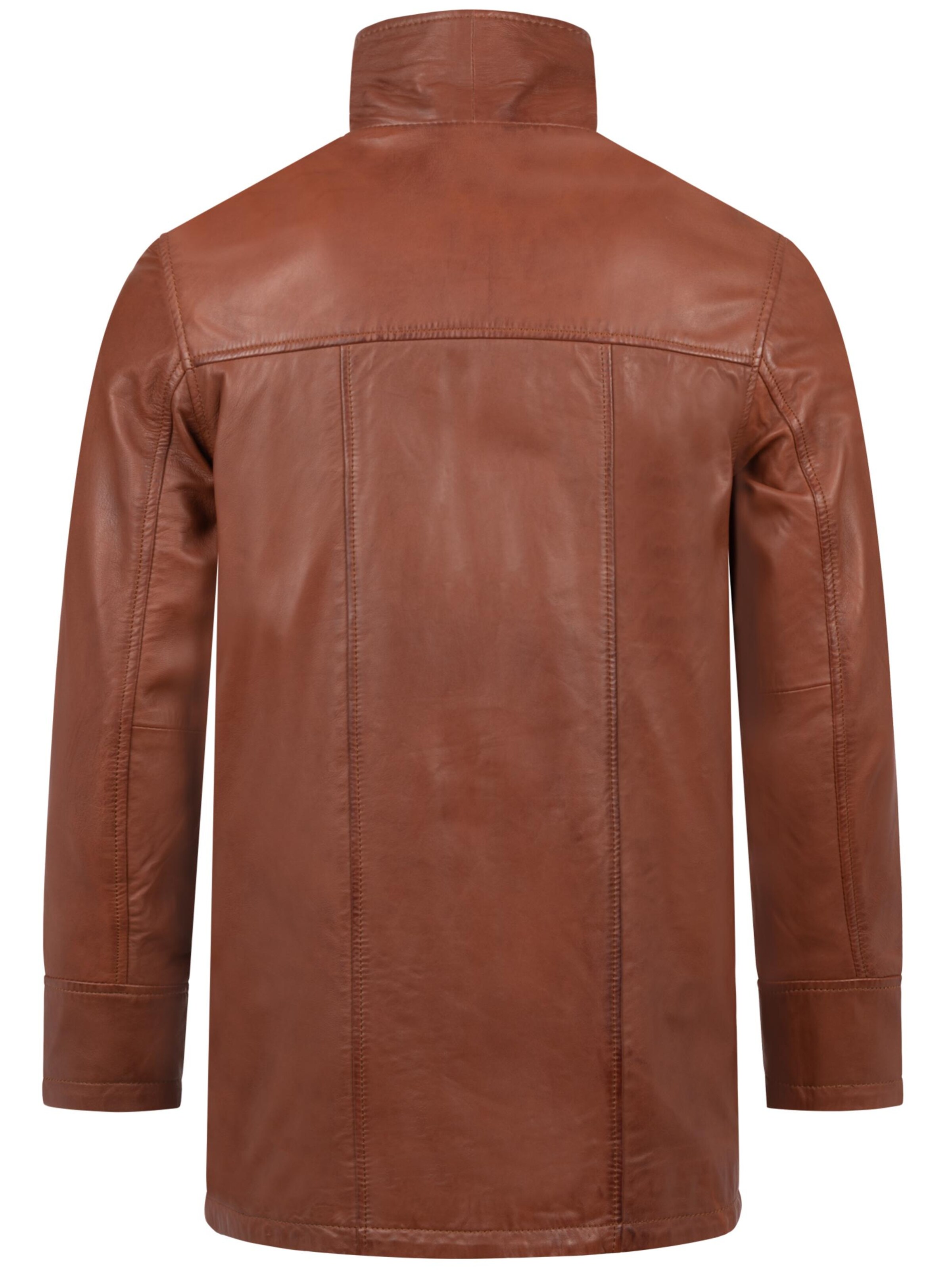 Mouflon Between-Seasons Parka 'Lorenzo' in Brown