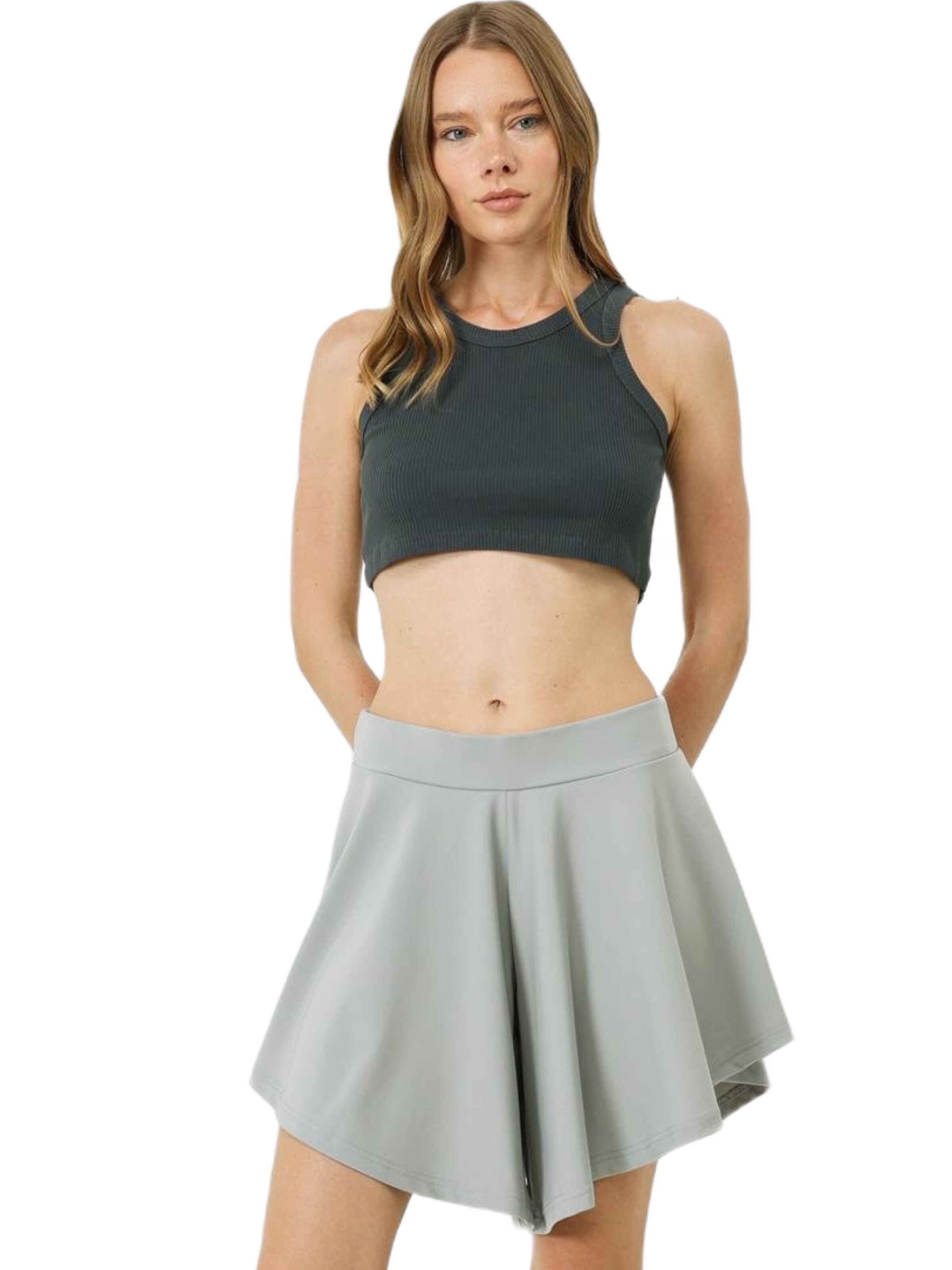 C&City Loose fit Trousers in Grey