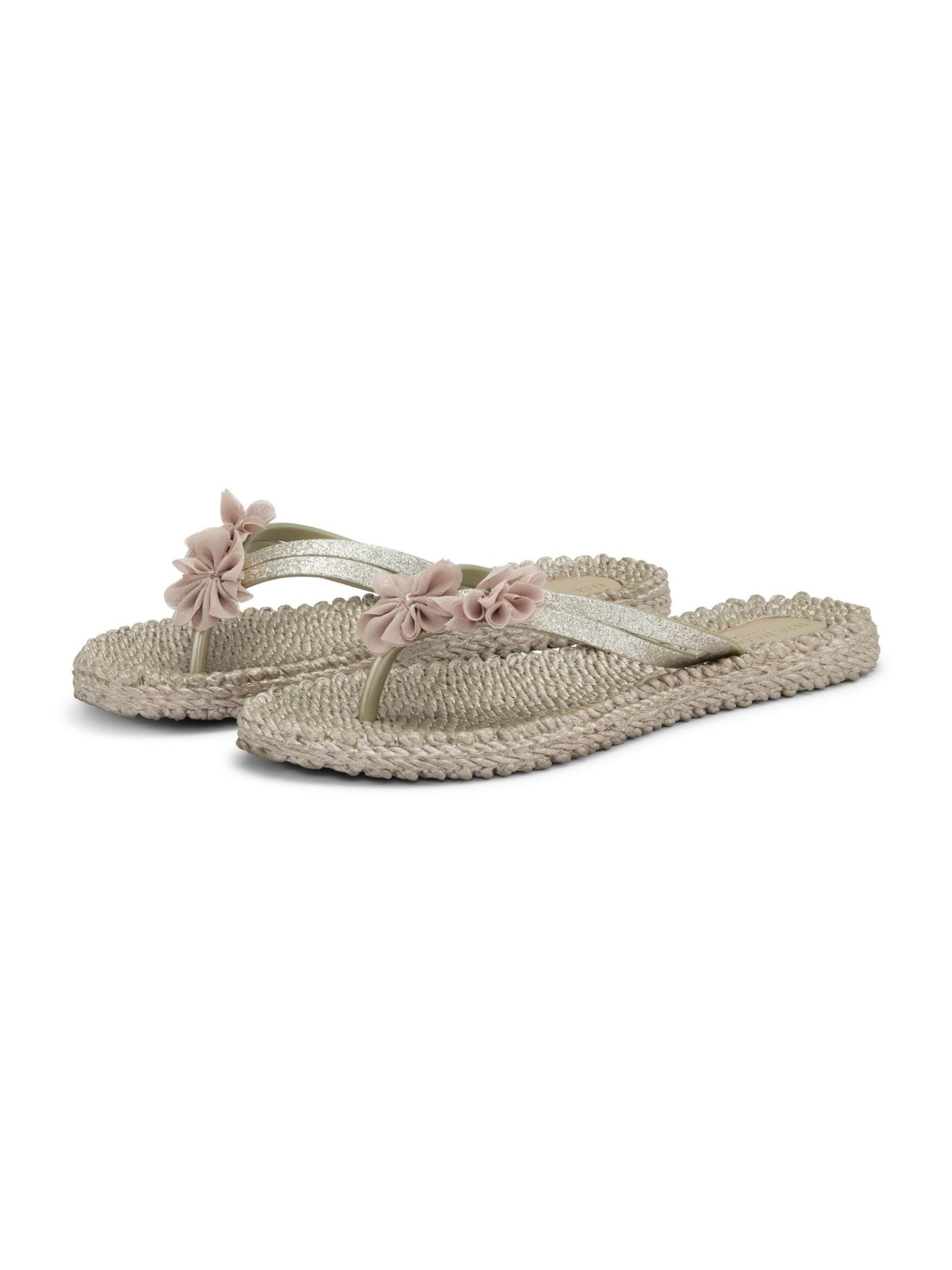 ILSE JACOBSEN T-bar sandals 'Cheerful18F' in Grey