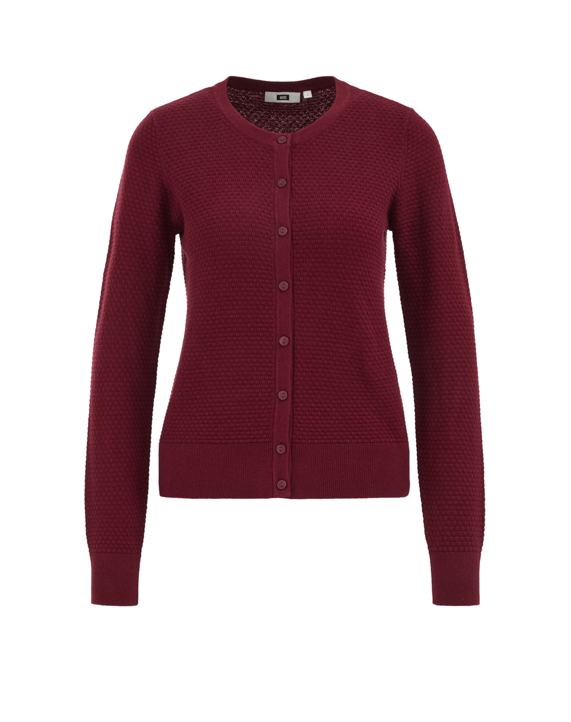 WE Fashion Strickjacke in Rot: Vorderseite