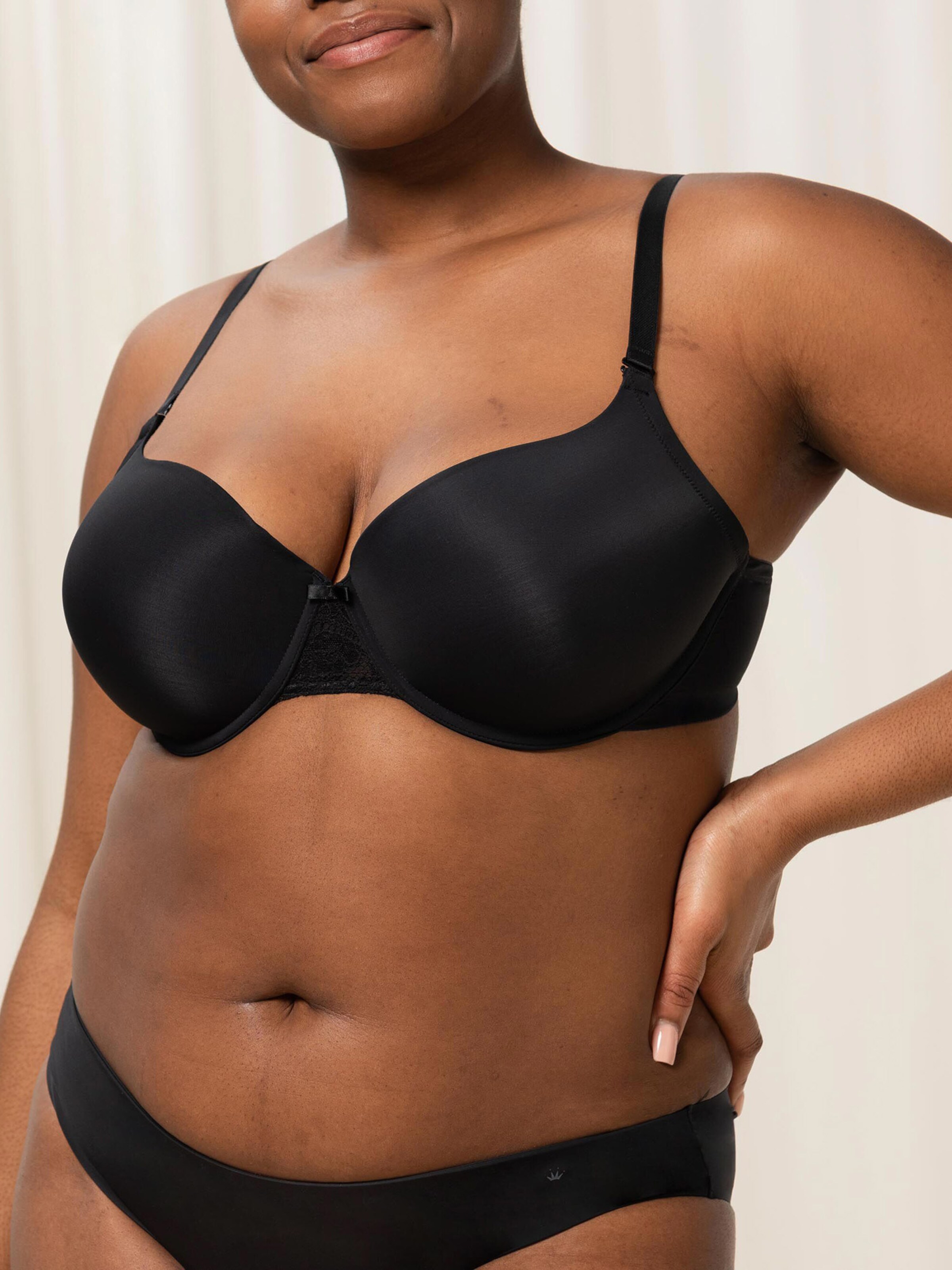 Invisible Soutien-gorge ' Lovely Micro ' TRIUMPH en noir : devant