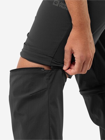JACK WOLFSKIN Normální Outdoorové kalhoty 'GLASTAL' – černá
