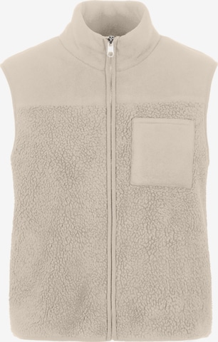 Pieces Petite Vest 'SADIE' i beige: forside