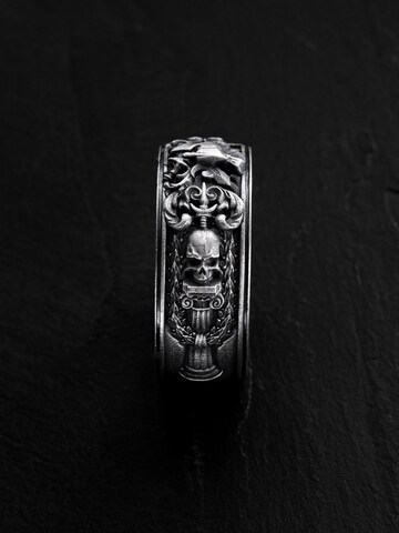 REYTEL Ring 'GLADIATOR. MEMENTO MORI' in Zilver