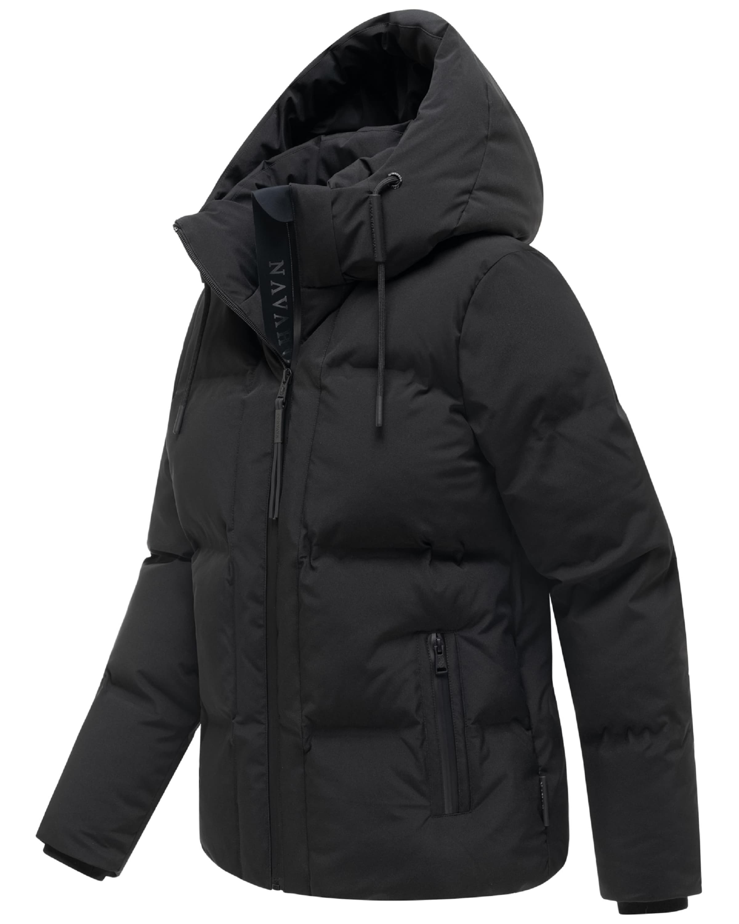 NAVAHOO Winterjas ' Wolkentanz XIV ' in Zwart