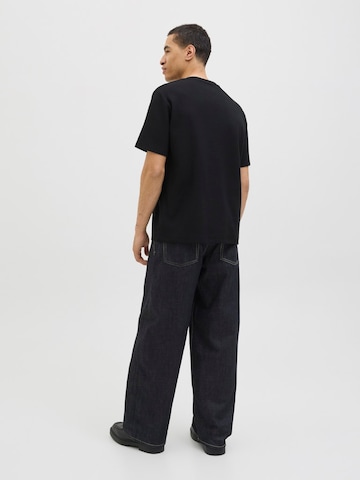 JACK & JONES Koszulka 'JJEAUSTIN' w kolorze czarny