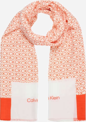 Calvin Klein Scarf in Orange: front