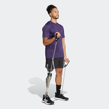 ADIDAS PERFORMANCE Функционална тениска 'Train Essentials' в лилав
