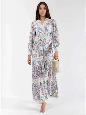 MSN Collection - Vestido 'Maxi' em mistura de cores