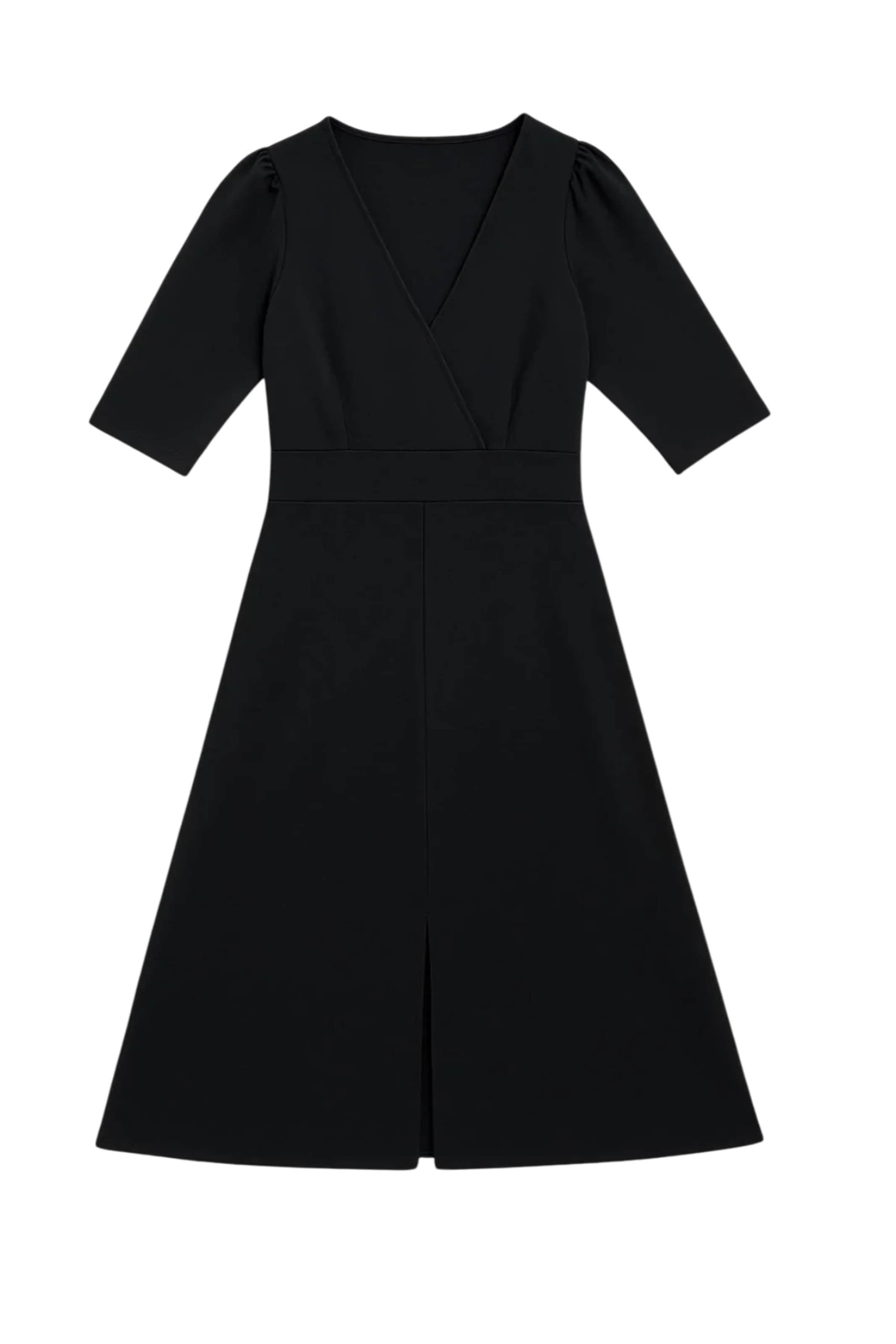 Shape Of You Jurk in Zwart: voorkant