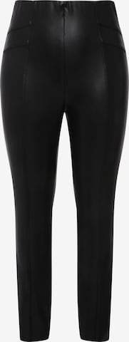 Studio Untold Slim fit Pants in Black: front