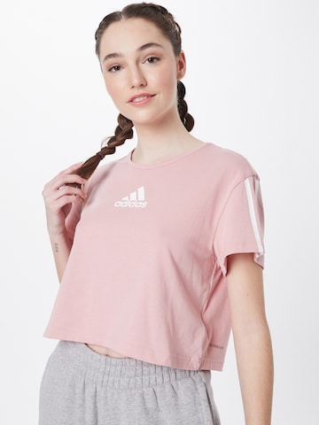 ADIDAS SPORTSWEARTehnička sportska majica - roza boja: prednji dio