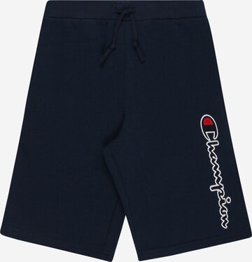 Champion Authentic Athletic Apparel Regular Shorts in Blau: predná strana