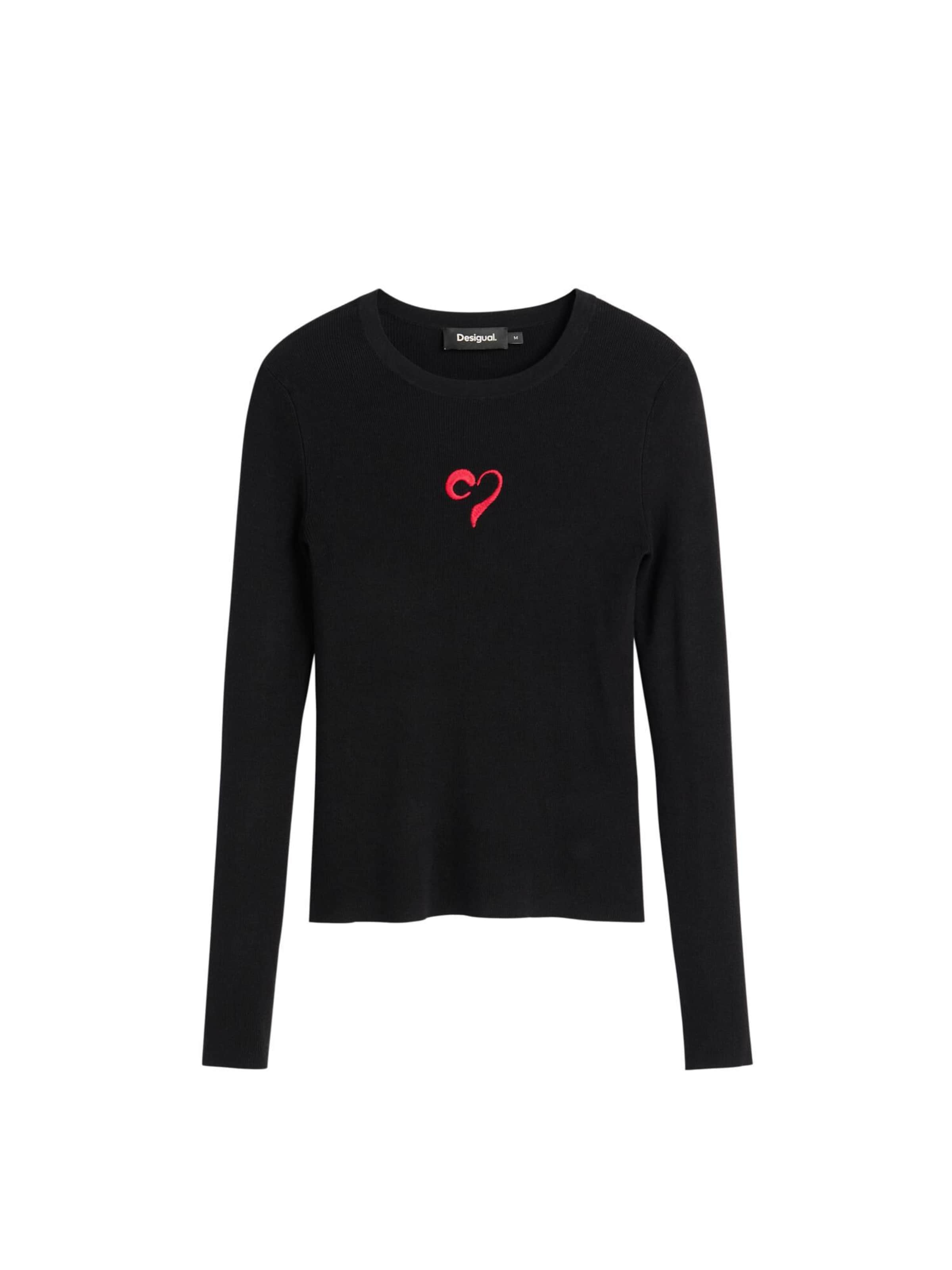 Pull-over Desigual en noir : devant