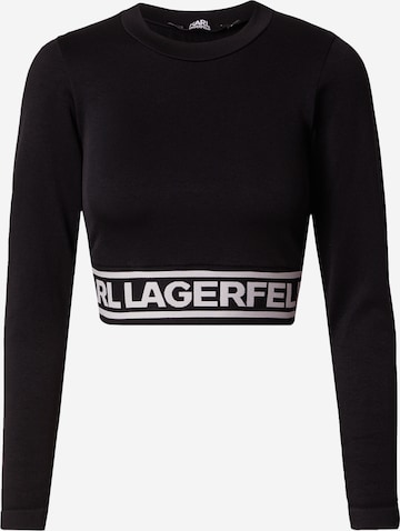 Karl Lagerfeld Tričko – černá: přední strana