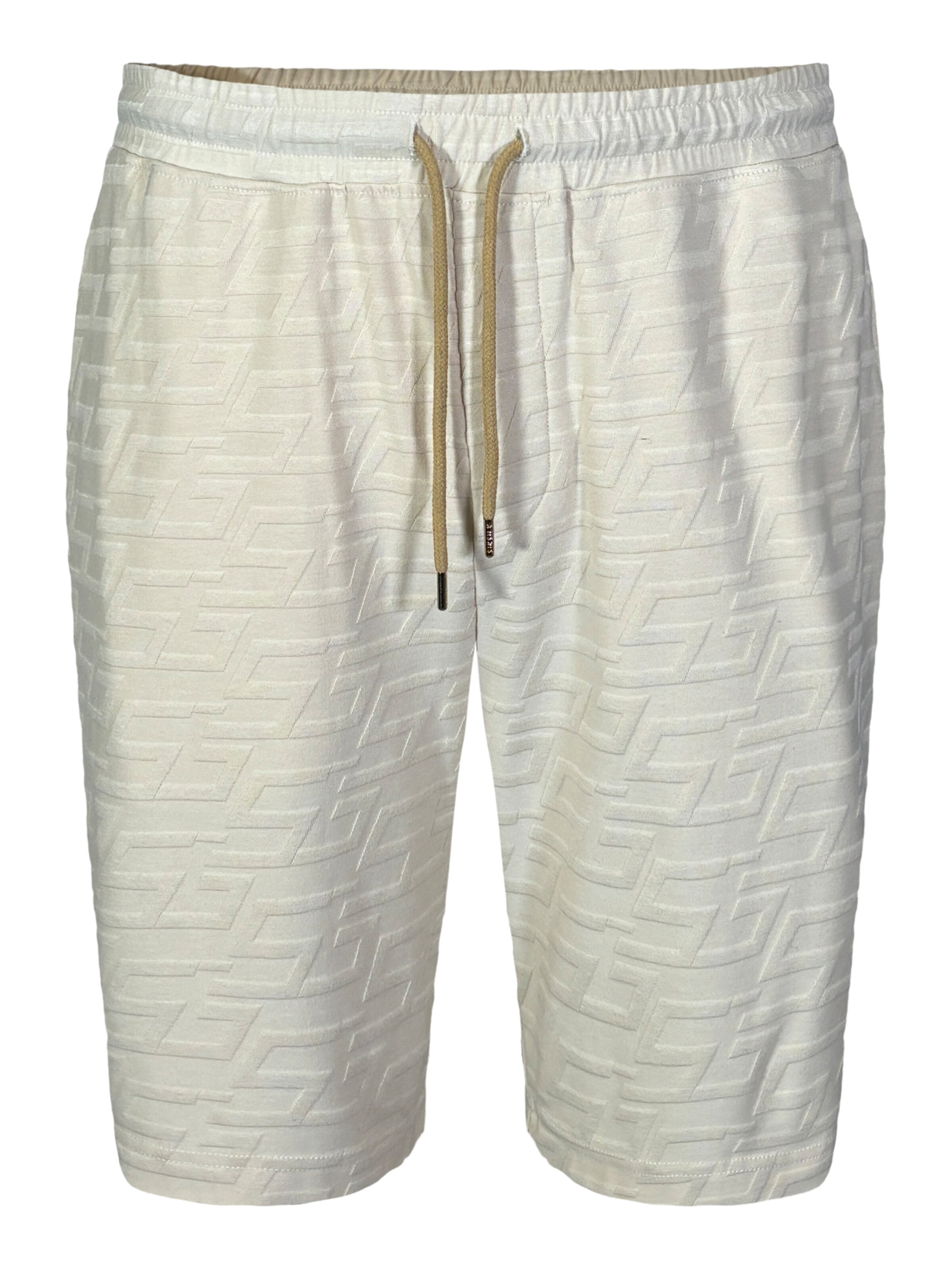 SikSilk Loosefit Broek in Beige: voorkant