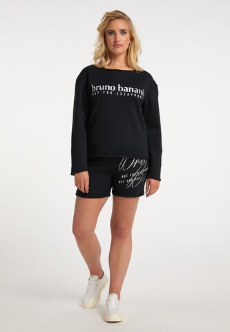 Bruno Banani Sweatshirt 'Price' in Schwarz