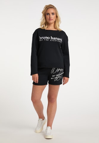 BRUNO BANANI Sweatshirt 'Price' in Zwart