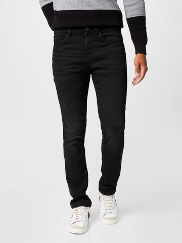 TOM TAILOR Slimfit Jeans 'Josh' in Zwart: voorkant