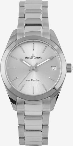 Jacques Lemans Analog Watch in Silver: front