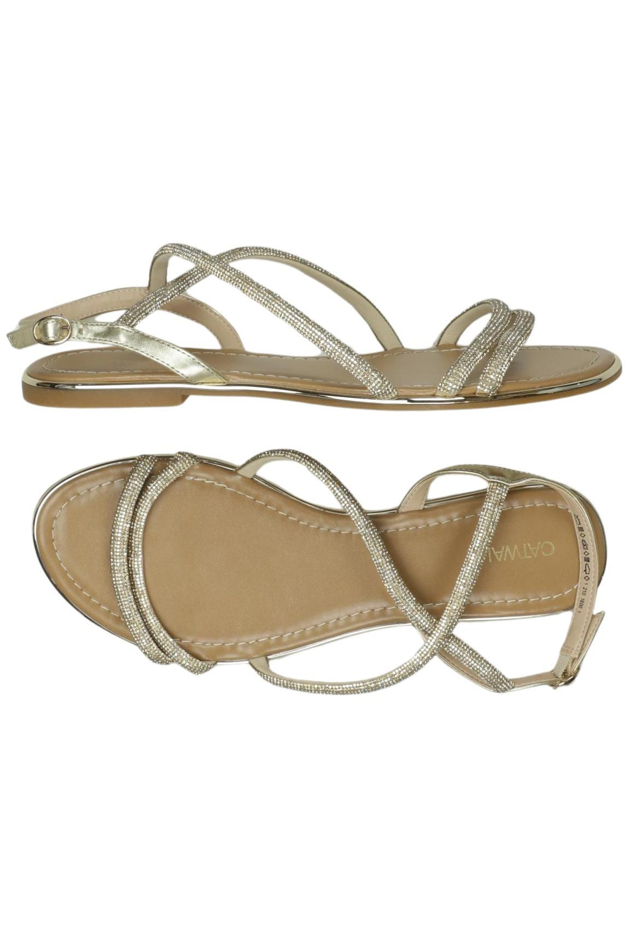CATWALK Sandals & High-Heeled Sandals in 42 in Gold: front