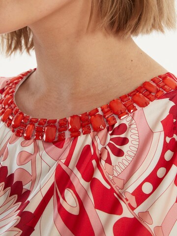 Haut 'Zinusa' Ana Alcazar en rouge