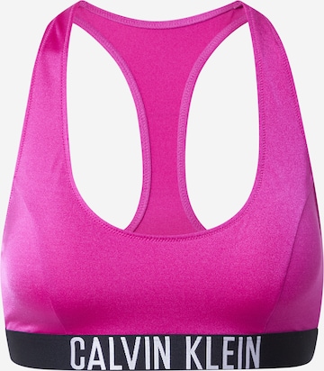 Calvin Klein Swimwear Bikinitop 'Intense Power' in Pink: front